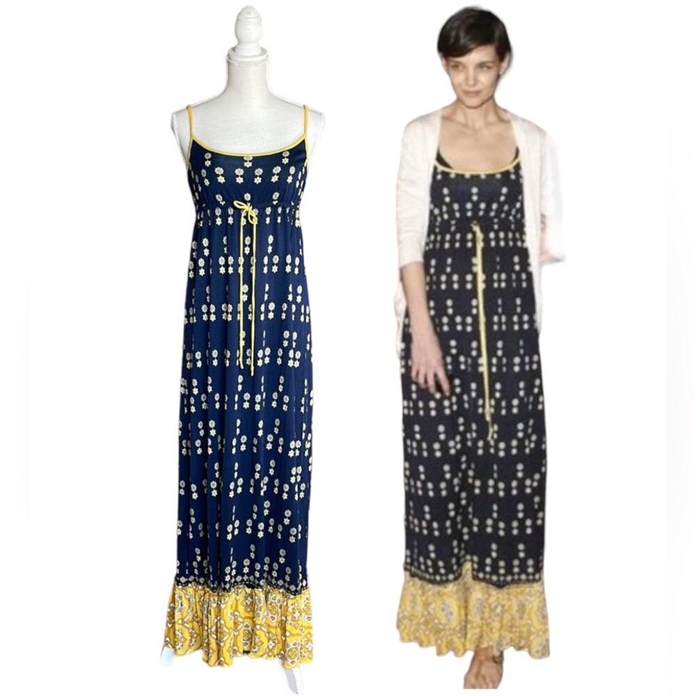 Juicy Couture 90 Y2K Silk Slip Dress‎ Jackie Maxi Spaghetti Strap Small